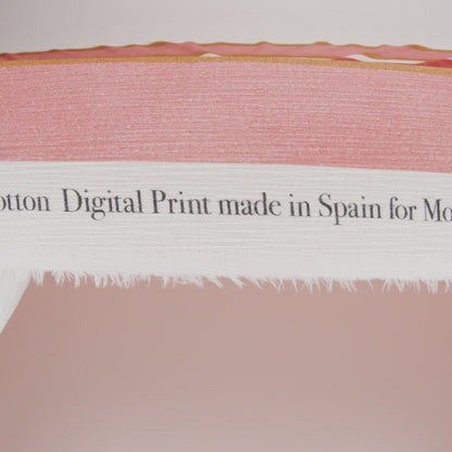 Slubbed Gauzy Cotton Woven - Rust, Peach and Yellow Ochre Stripes - Mood Exclusive Canyon Cove Print