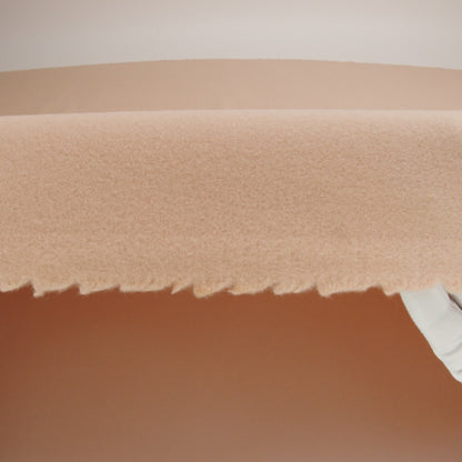 Wool and Cashmere Coating Made in Italy - Beige - Alberini Collection
