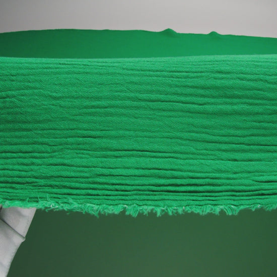 Double Cotton Gauze - Kelly Green - Talamanca Collection