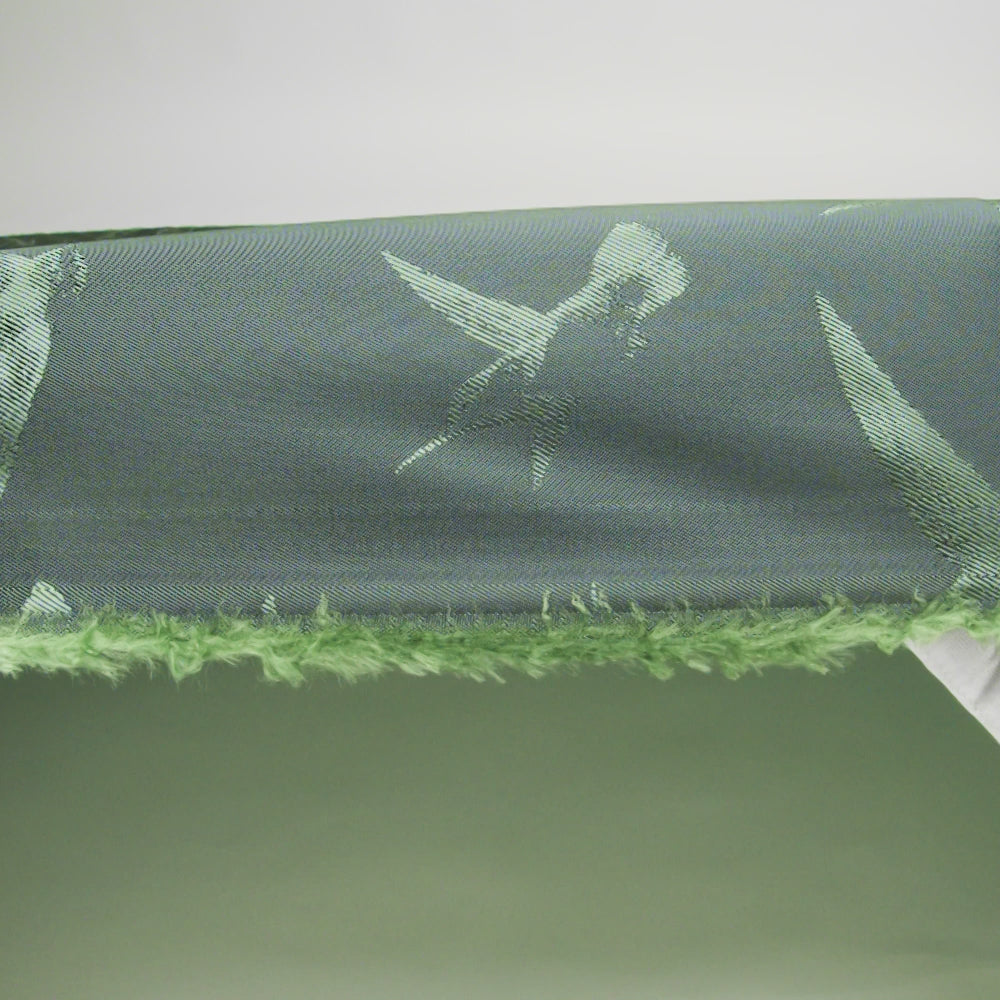 Hummingbirds Jacquard Lining - Hunter Green Tonal