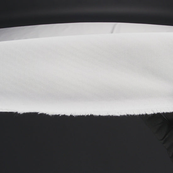 Polyester Moire Bengaline - Ultra White - Florence Collection