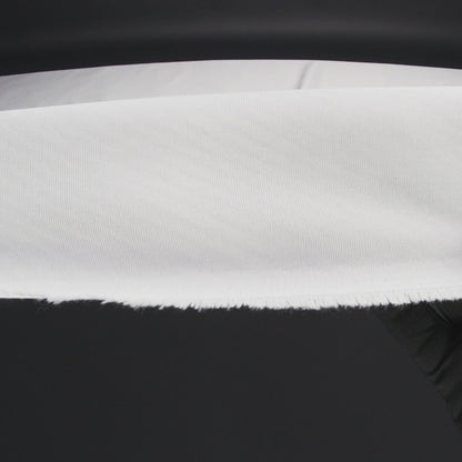 Polyester Moire Bengaline - Ultra White - Florence Collection