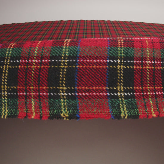 Blended Wool Twill - Red, Green and Black Classic Holiday Plaid