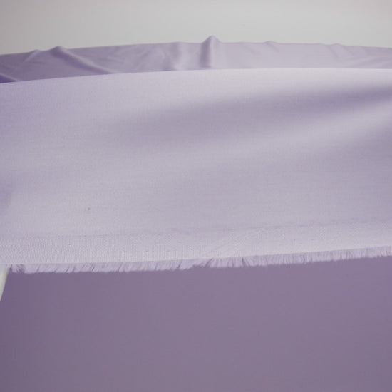 Mercerized Organic Egyptian Cotton Shirting - Lavender - Ravello Collection - Image 5 of 5