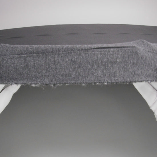 Bamboo and Cotton Stretch Knit Fleece - Heather Charcoal - Jessamyn Collection