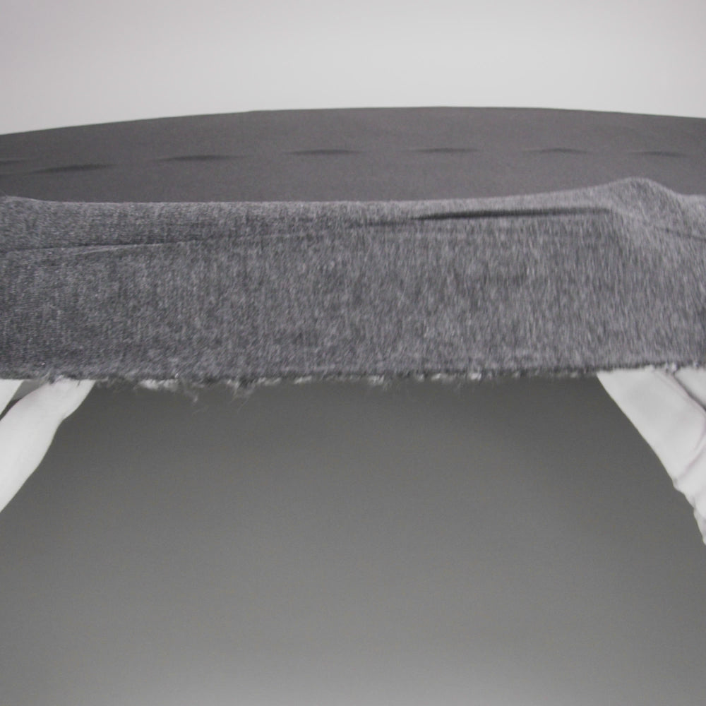 Bamboo and Cotton Stretch Knit Fleece - Heather Charcoal - Jessamyn Collection