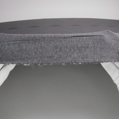 Bamboo and Cotton Stretch Knit Fleece - Heather Charcoal - Jessamyn Collection