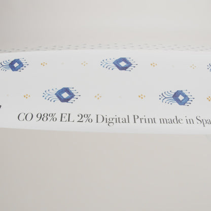 Mood Exclusive White Evil Eye Stretch Cotton Poplin