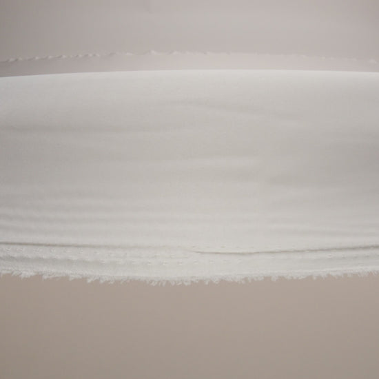 Famous Australian Designer Off White Polyester Satin