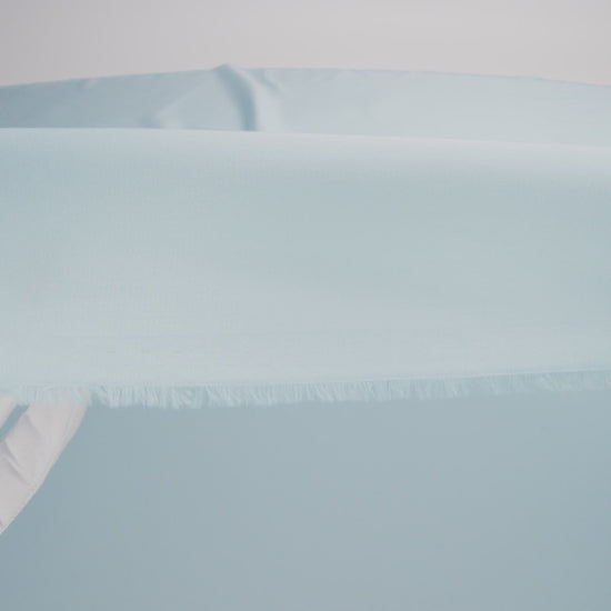 Mercerized Organic Egyptian Cotton Shirting - Light Blue - Ravello Collection