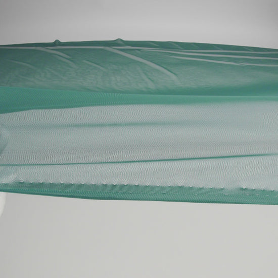 Jasper Green Polyester Stretch Mesh