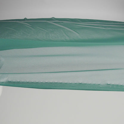 Jasper Green Polyester Stretch Mesh