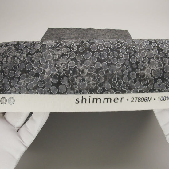 Metallic Printed Quilting Cotton by Northcott - City Fog River Rocks - Shimmer Collection