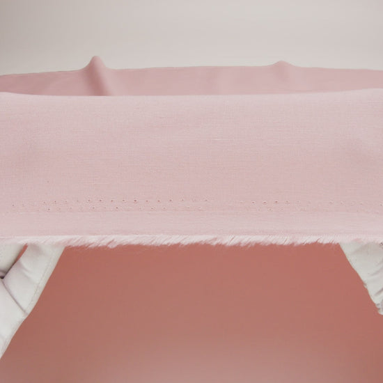 Stretch Linen Woven - Coral Blush - Asturias Collection