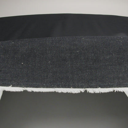 Medium Weight Midnight Navy Cotton Denim Twill