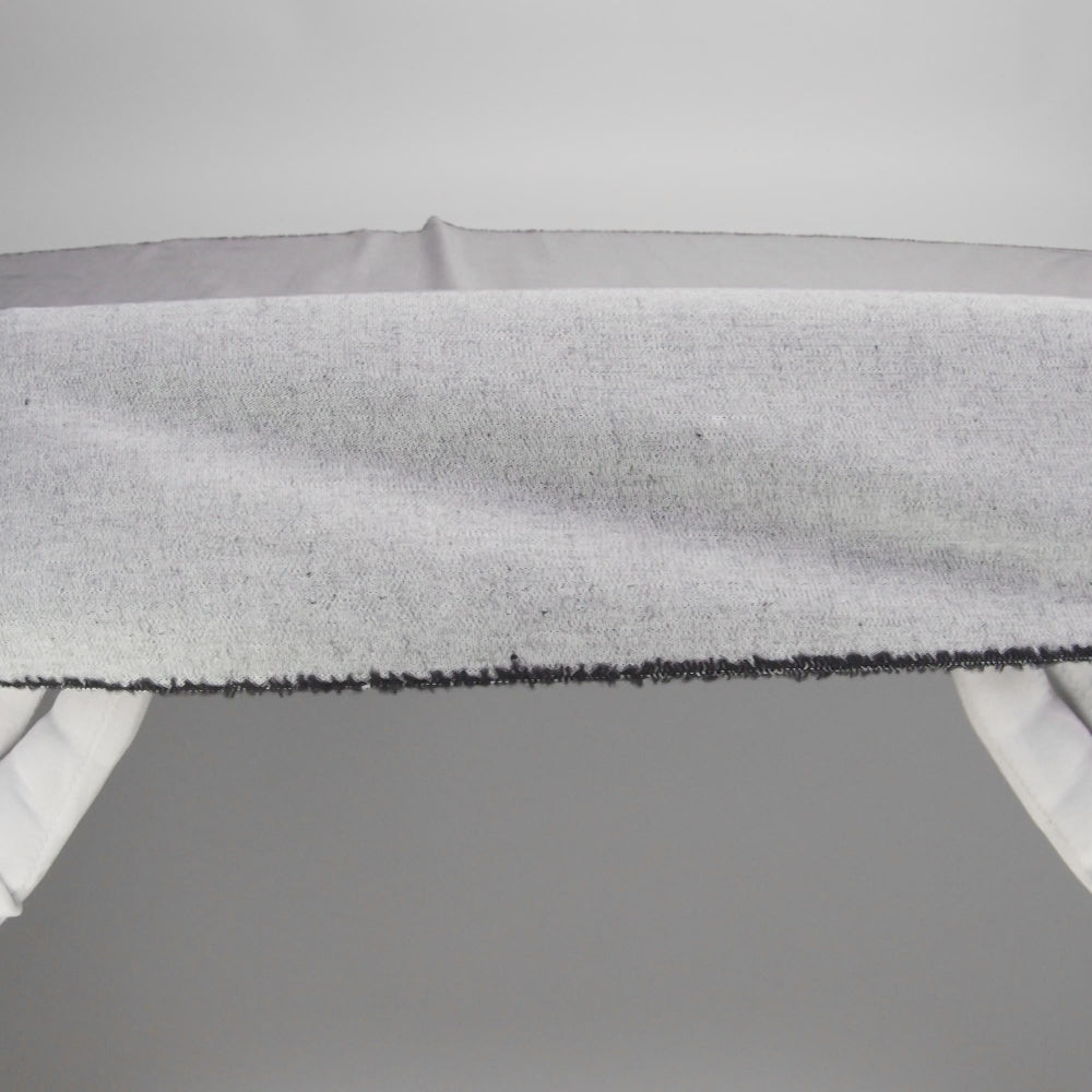 Calendered Organic Cotton Chambray - Black - Ramillies Collection - Image 5 of 5
