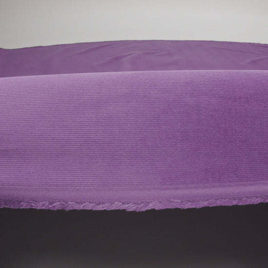 Featherwale Cotton Corduroy - Aubergine - Dawn Collection