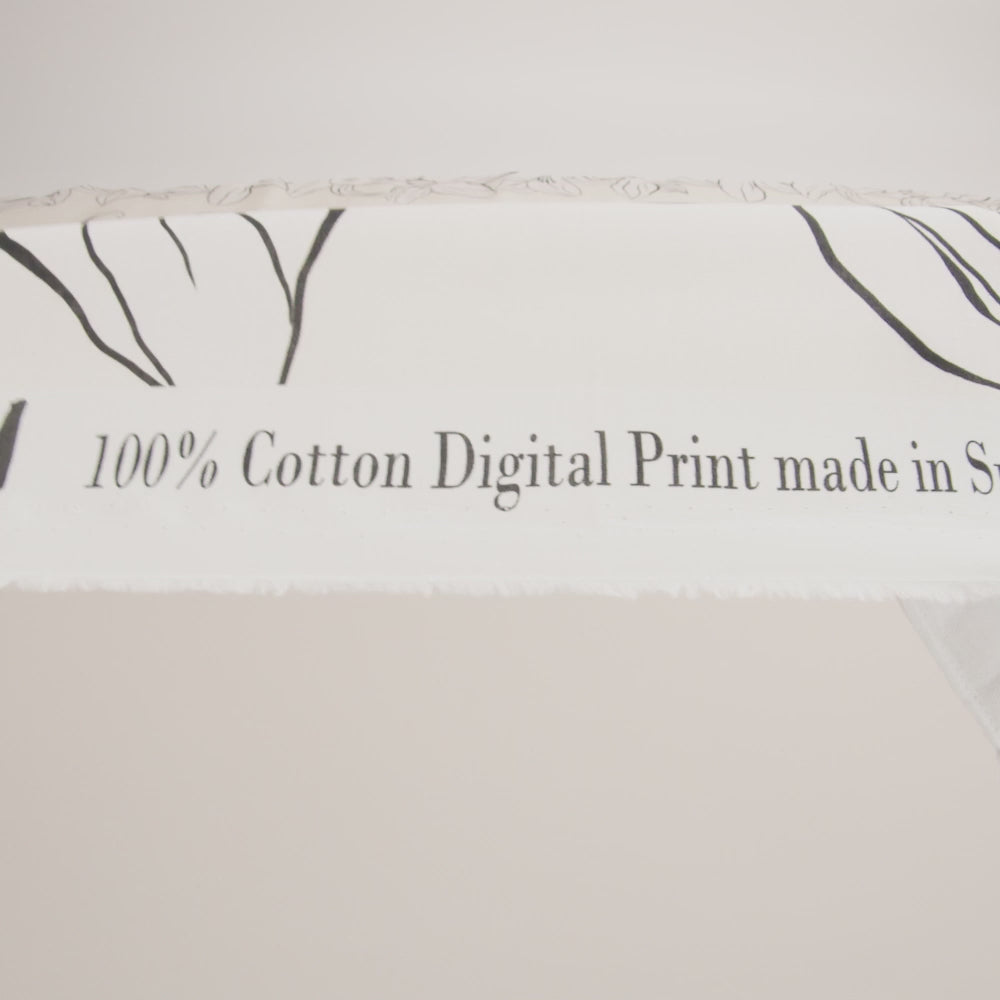 Cotton Voile - White Floral - Central Park Spring Print - Mood Exclusive Metro Collection