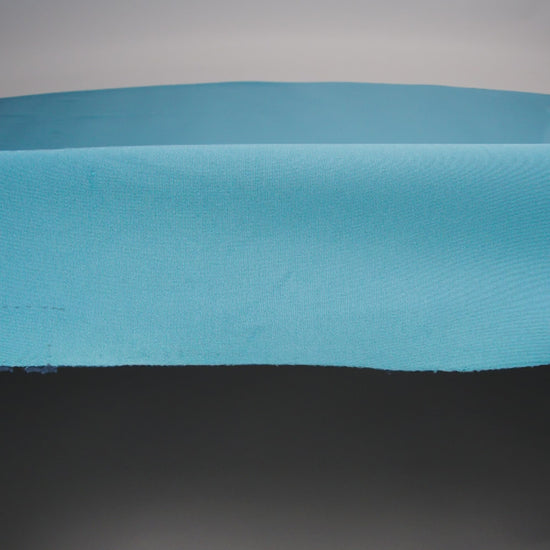 Italian Blue Mist and Moroccan Blue Double Faced Scuba Knit