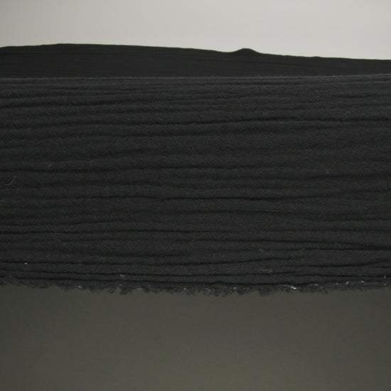 Double Cotton Gauze - Black - Talamanca Collection