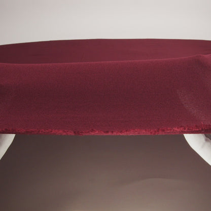 Sustainable Viscose Crepe by The Reformation - Plum Red - Deadstock
