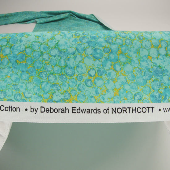 Wide Backing Quilting Cotton by Northcott, 108" Wide - Lagoon Large Pebbles - Shimmer Wide Backing Collection