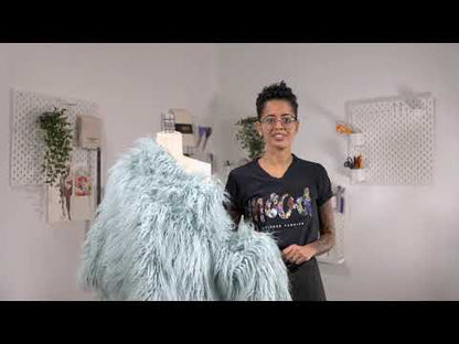 Shaggy Faux Fur - Blue