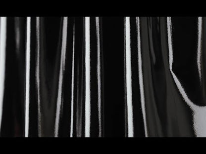 Black Stretch Faux Patent Leather