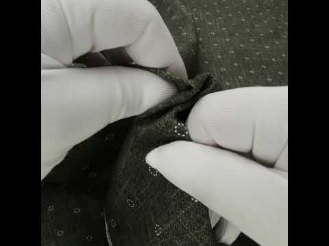 Printed Quilting Cotton by Ghazal Razavi for FIGO Studio - Olive Stitches Circles - Stash Collection - Image 7 of 7