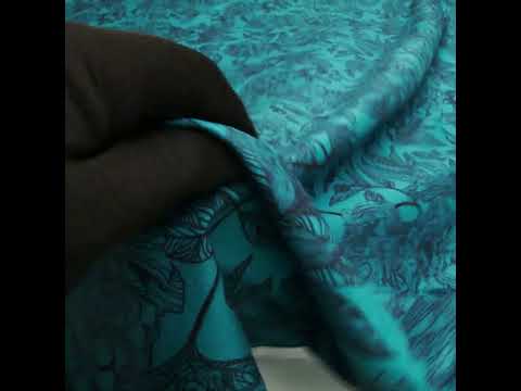 Printed Quilting Cotton by Anna Maria Textiles for Northcott - Ocean Peony Floral - Indelible Collection