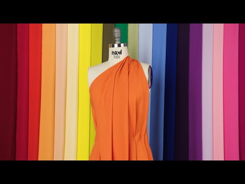 Georgette doble de seda - Tallo de maíz - Colección Premium