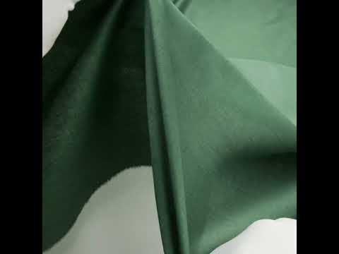 Mercerized Organic Egyptian Cotton Voile - Hunter Green - Toulouse Collection