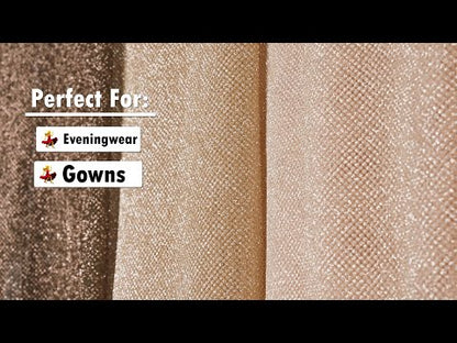 3D Puffy Glitter Tulle - White Packed Polka Dots