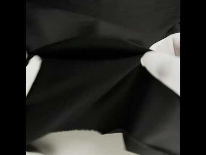 Stretch Cotton Sateen - Black - Deadstock