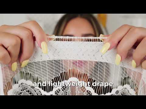 Re-Embroidered Chantilly Lace - White Ornate Floral - Image 6 of 6