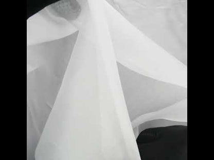 Silk Organza 54" - Bright White - Premium Collection