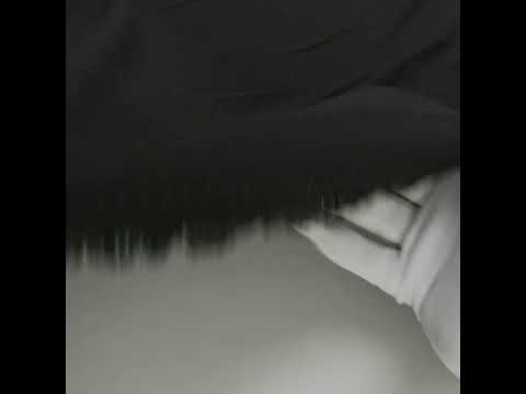 Black Polyester Crepe