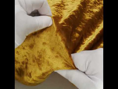 Terciopelo aplastado - Oro curry - Colección Auguste