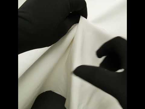 White Asparagus Cotton and Polyester Faille