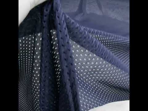 Polyester Athletic Mesh - Navy - Heracles Collection - Image 5 of 5