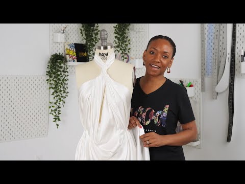 Charmeuse de seda de 54" - Blanco antiguo - Colección Premium