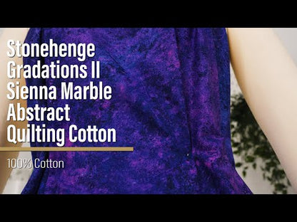 Stonehenge Quilting Cotton by Northcott - Midnight Sienna Marble Abstract - Gradations II Collection