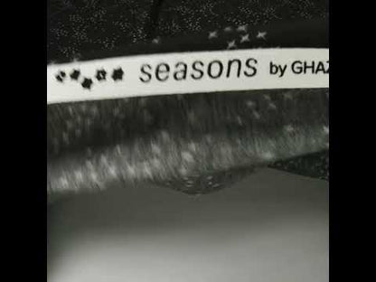 Printed Quilting Cotton by Ghazal Razavi for FIGO Studio - Black Birds - Seasons Basics Collection