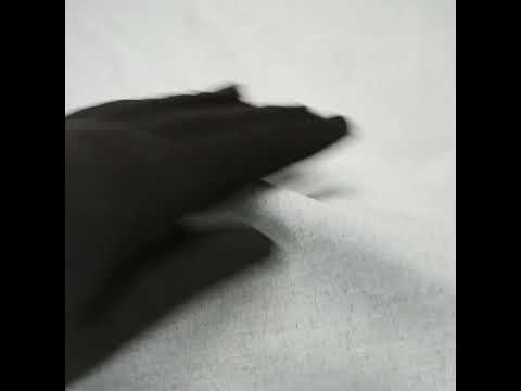 Calendered Organic Cotton Chambray - Black - Ramillies Collection