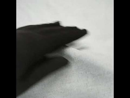 Calendered Organic Cotton Chambray - Black - Ramillies Collection