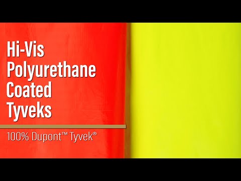 PU Coated Tyvek - Hi-Vis Yellow - Image 6 of 6