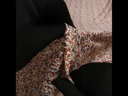Liberty Fabrics Tana Lawn® - Wiltshire Bud Red Burgundy - Rust Red, Teal Blue and Greige Berries and Leaves