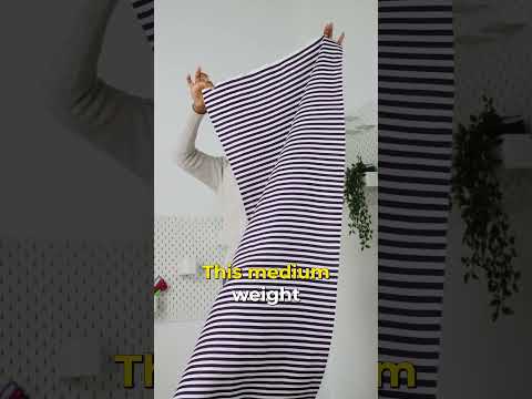 Medium Weight Linen Woven - Steel Blue Stripes - Lydia Collection