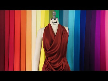 Silk Charmeuse 44" - Tango Red - Premium Collection