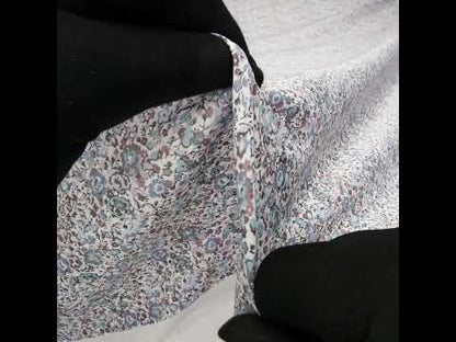 Liberty Fabrics Tana Lawn® - Emma and Georgina Light Blue - Pastel Blue, Sky and Taupe Floral